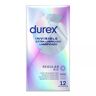 Durex Invisible Extra Lubricated Condoms x12