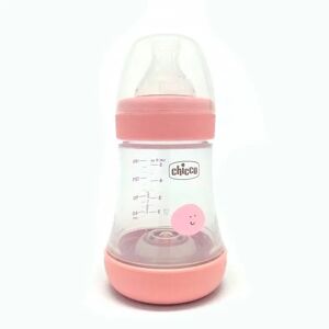 Chicco Feeding Bottle Perfect5 Pink 150ml Slow Silicone