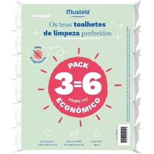 Mustela Baby Cleansing Wipe Scented 3=6 x60 Units