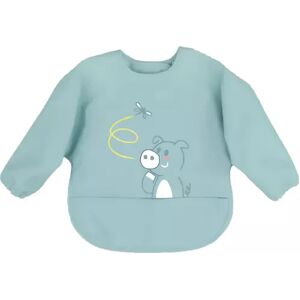 Chicco Bib Sleeved Bib Blue 6m+ Chicco Bib Sleeved Bib Blue 6m+