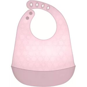 Chicco Pink Silicone Bib 6m+ Chicco Pink Silicone Bib 6m+