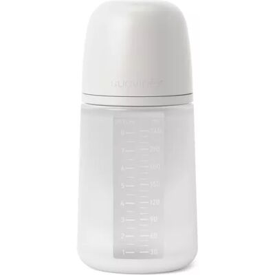 Suavinex Baby Bottle with Physiological Silicone Teat - White - 240ml Suavinex Baby Bottle with Physiological Silicone Teat - White - 240ml