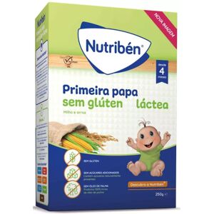 Nutribén First Porridge with milk, corn and rice gluten-free 250g Nutribén First Porridge with milk, corn and rice gluten-free 250g
