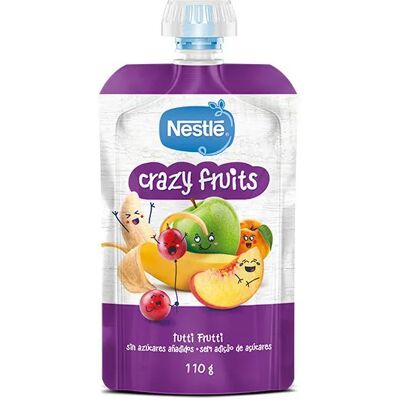 Nestlé Crazy Fruits Tutti Frutti Packet 12m - Baby Fruit Snack Nestlé Crazy Fruits Tutti Frutti Packet 12m - Baby Fruit Snack