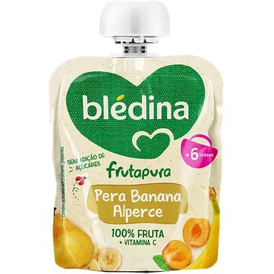 Blédina Frutapura Pear Banana Apricot - Baby Snack Blédina Frutapura Pear Banana Apricot - Baby Snack