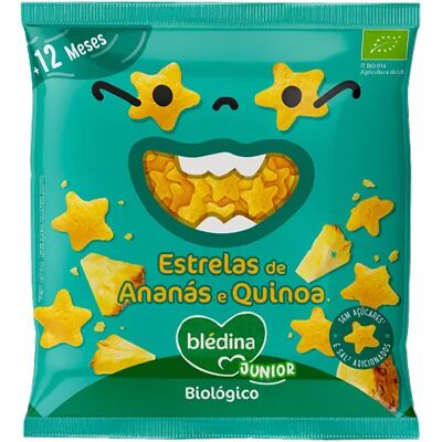 Blédina - Stars of Pineapple and Quinoa - 12M - Baby Snack Blédina - Stars of Pineapple and Quinoa - 12M - Baby Snack