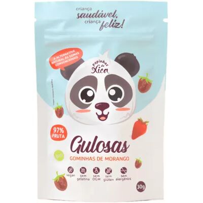 Xica Gulosas Strawberry Gummies - Baby Food Snacks Xica Gulosas Strawberry Gummies - Baby Food Snacks
