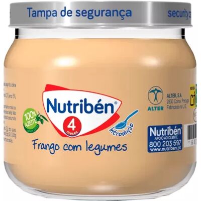 Nutriben Nutribén Chicken Jar with Vegetables - Baby Food Jar Nutriben Nutribén Chicken Jar with Vegetables - Baby Food Jar