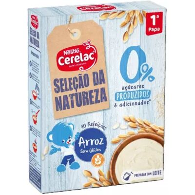 Nestlé Cerelac Rice Porridge Gluten-Free 0% Sugar 180g Nestlé Cerelac Rice Porridge Gluten-Free 0% Sugar 180g