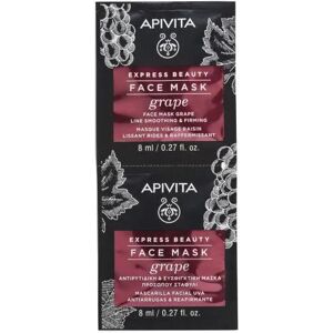 Apivita Uva Facial Mask - Anti-Aging & Firming - 2x8mL Apivita Uva Facial Mask - Anti-Aging & Firming - 2x8mL