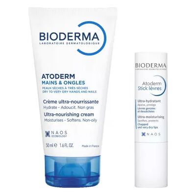 Bioderma Essential Box Atoderm Lips + Hands Bioderma Essential Box Atoderm Lips + Hands