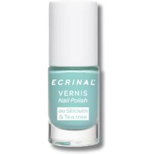 Ecrinal Mint Green Silicon & Tea Tree Nail Polish - 5ml Ecrinal Mint Green Silicon & Tea Tree Nail Polish - 5ml