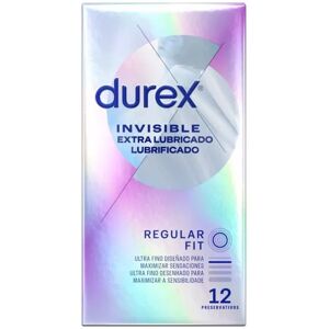 Durex Invisible Extra Lubricated Condoms x12