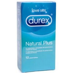 Durex Natural Plus Condom x12 Durex Natural Plus Condom x12