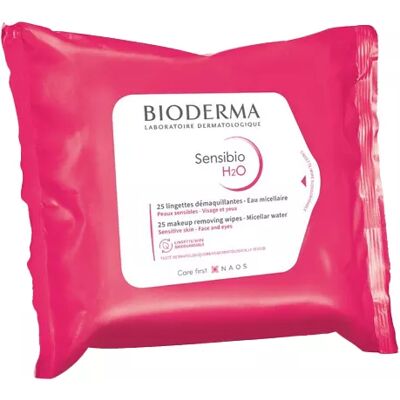 Bioderma Sensibio H2O Micelle Solution Make-up Removing Wipes - 25 Pack Bioderma Sensibio H2O Micelle Solution Make-up Removing Wipes - 25 Pack