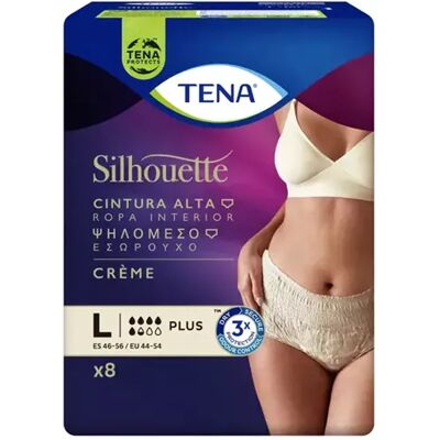 TENA Silhouette Plus Cream Large - Incontinence Underwear TENA Silhouette Plus Cream Large - Incontinence Underwear