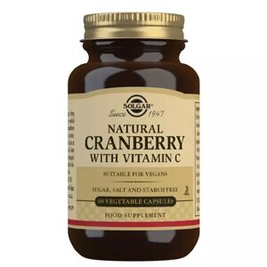 Solgar Cranberry With Vitamin C 60 Capsules