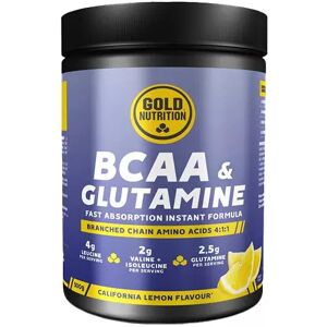 Gold Nutrition BCAA  amp; Glutamine Powder Formula Lime-Lemon 300g