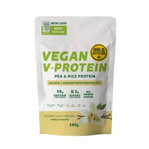 Gold Nutrition Vegan V-Protein Pea  amp; Rice 240g