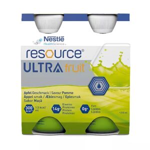 Resource Ultra Fruit Oral Solution Apple 4x200ml