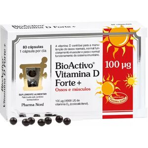 Pharma Nord BioActivo Vitamin D Forte+ 100µg x80 Capsules