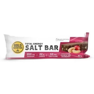 Gold Nutrition Total Energy Salt Bar - Chocolate, Cranberry & Peanut - Energy Bar Gold Nutrition Total Energy Salt Bar - Chocolate, Cranberry & Peanut - Energy Bar