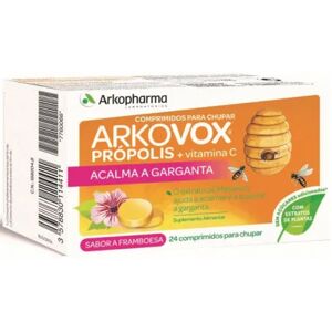 Arkopharma Arkovox Propolis Raspberry Flavour 24 Tablets - Throat Soothing Dietary Supplement Arkopharma Arkovox Propolis Raspberry Flavour 24 Tablets - Throat Soothing Dietary Supplement