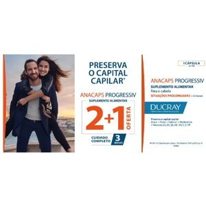 DUCRAY Anacaps Progressiv Hair Loss Food Supplement. Pack of 30 capsules DUCRAY Anacaps Progressiv Hair Loss Food Supplement. Pack of 30 capsules