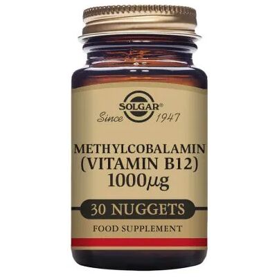 Solgar Vitamin B12 Methylcobalamin 1000μg Chewable Tablets - Vitamin B12 Supplement Solgar Vitamin B12 Methylcobalamin 1000μg Chewable Tablets - Vitamin B12 Supplement