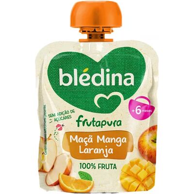 Blédina Frutapura Apple Mango Orange Snack - Baby Food Blédina Frutapura Apple Mango Orange Snack - Baby Food