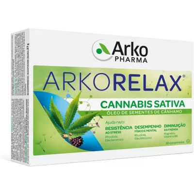 Arkopharma - Arkorelax cannabis sativa - 30 tablets - Dietary supplement Arkopharma - Arkorelax cannabis sativa - 30 tablets - Dietary supplement