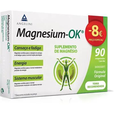 Angelini Magnesium OK 90 pills - Dietary Supplement Angelini Magnesium OK 90 pills - Dietary Supplement