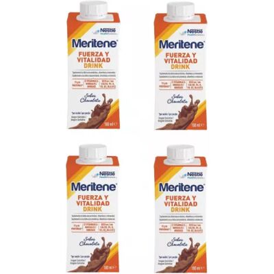 Meritene Chocolate Vitality Drink 4x180ml - Beverages Meritene Chocolate Vitality Drink 4x180ml - Beverages