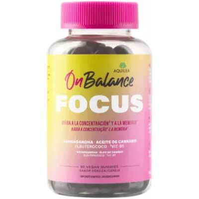 Aquilea OnBalance Focus Gummies - Stress Management - Concentration-Memory - 60 units Aquilea OnBalance Focus Gummies - Stress Management - Concentration-Memory - 60 units
