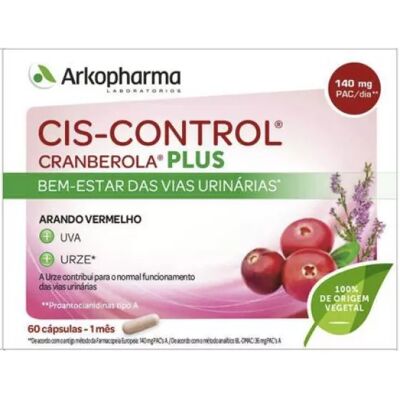 Arkopharma Cranberola Cis Control Plus Heather 60 Capsules - Urinary Disorder Support Arkopharma Cranberola Cis Control Plus Heather 60 Capsules - Urinary Disorder Support