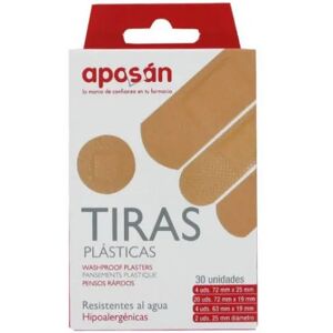 Aposan Adhesive Plastic Strips - 30 Pcs Aposan Adhesive Plastic Strips - 30 Pcs