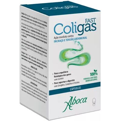Aboca Coligas Fast Capsules - Dietary Supplement Aboca Coligas Fast Capsules - Dietary Supplement