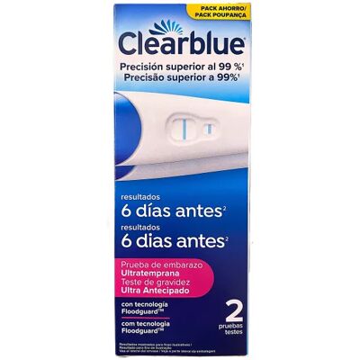 Clearblue Pregnancy Test - Detects 6 Days Early, 2-Pack Clearblue Pregnancy Test - Detects 6 Days Early, 2-Pack