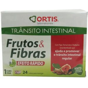 Ortis Fruits And Fiber Fast Effect x24 Chewable Cubes