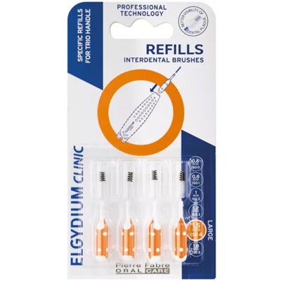 Elgydium Clinic Escovilhão Recarga Laranja - Dental Floss Elgydium Clinic Escovilhão Recarga Laranja - Dental Floss
