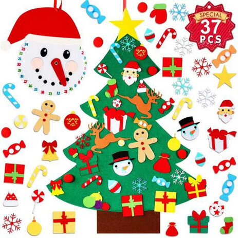 Benzbag Diy Felt Christmas Decoration Tree In 2 Options   Wowcher