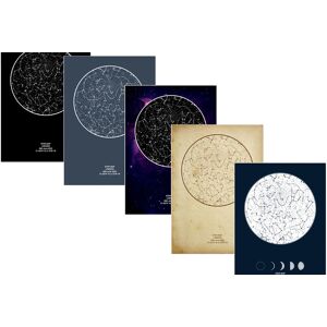 R Gifts Limited T/A Star Name Registry Personalised Star Constellation Map - Size & Frame Options!   Wowcher