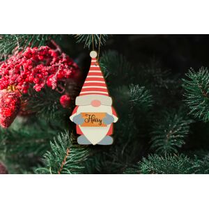 2P Gifts Personalised Christmas Gonk Bauble - 2 Styles   Wowcher