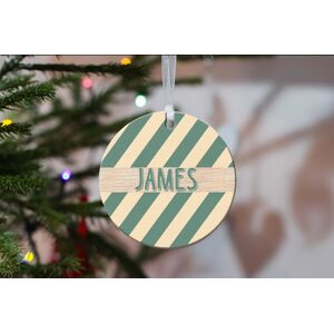 2P Gifts Personalised Christmas Tree Decorations - 8 Styles!   Wowcher