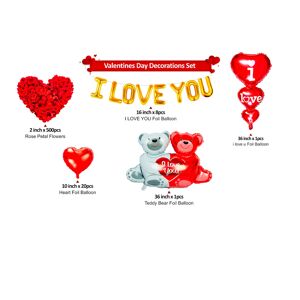 GLAXWOOD TRADING LTD Valentines Day Heart Balloons Decorations Kit!   Wowcher