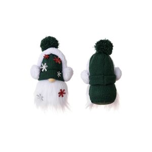 GLAXWOOD TRADING LTD Single Gnome With Earmuffs Christmas Decor- Or A Pack Of 3 - Blue   Wowcher