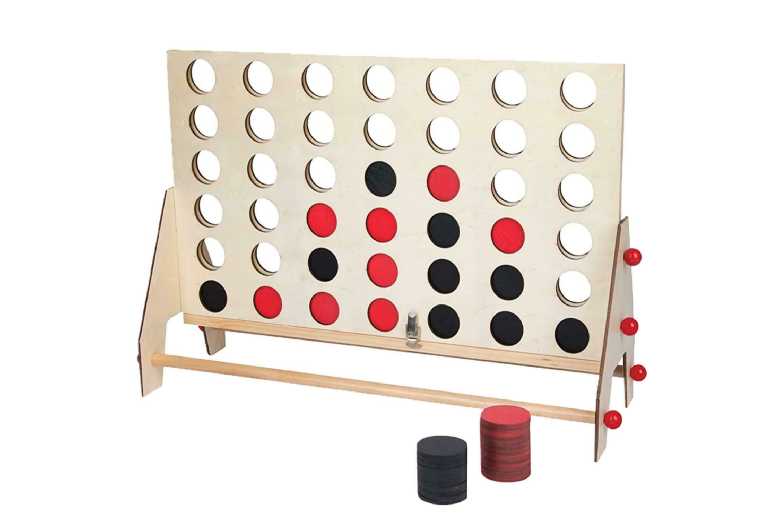 Avant-Garde Brands Ltd Wooden 4 In a Row Board Game
