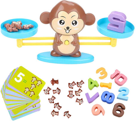 Chimp Electronics 65 Pcs Monkey Balance Math Game For Kids   Wowcher