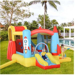 Mhstar Uk Ltd Outsunny Kids Bounce Castle Inflatable   Wowcher