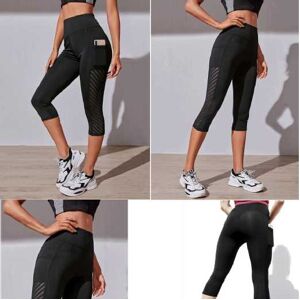 GameChanger Asso T/A 50 Shade of Lust Ladies 3/4 High Waist Fitness Leggings - Black   Wowcher